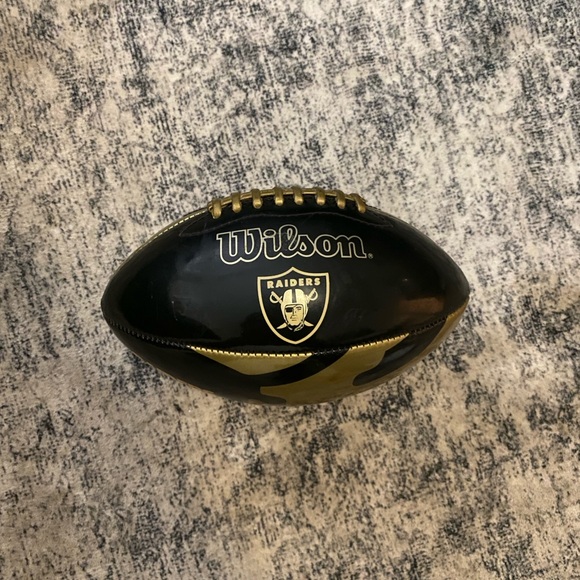Wilson Other - Wilson Black and Gold Oakland Raiders Football